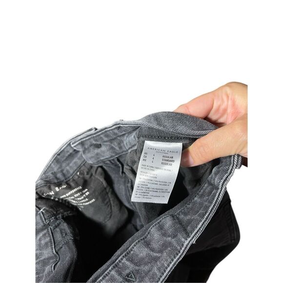 American Eagle Curvy Mom Jeans‎ Size 4 Dark Gray - Picture 9 of 9